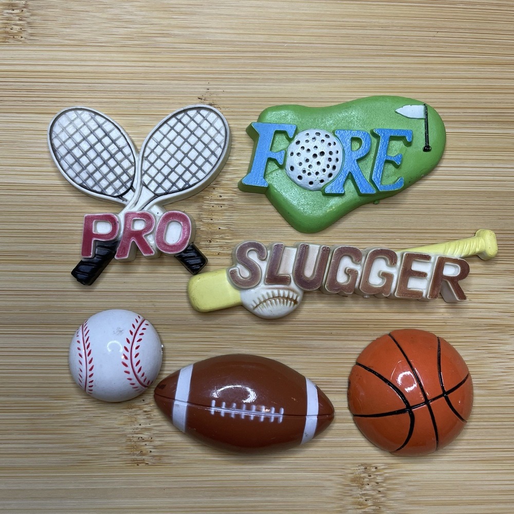 Vintage Sport Magnets 1987